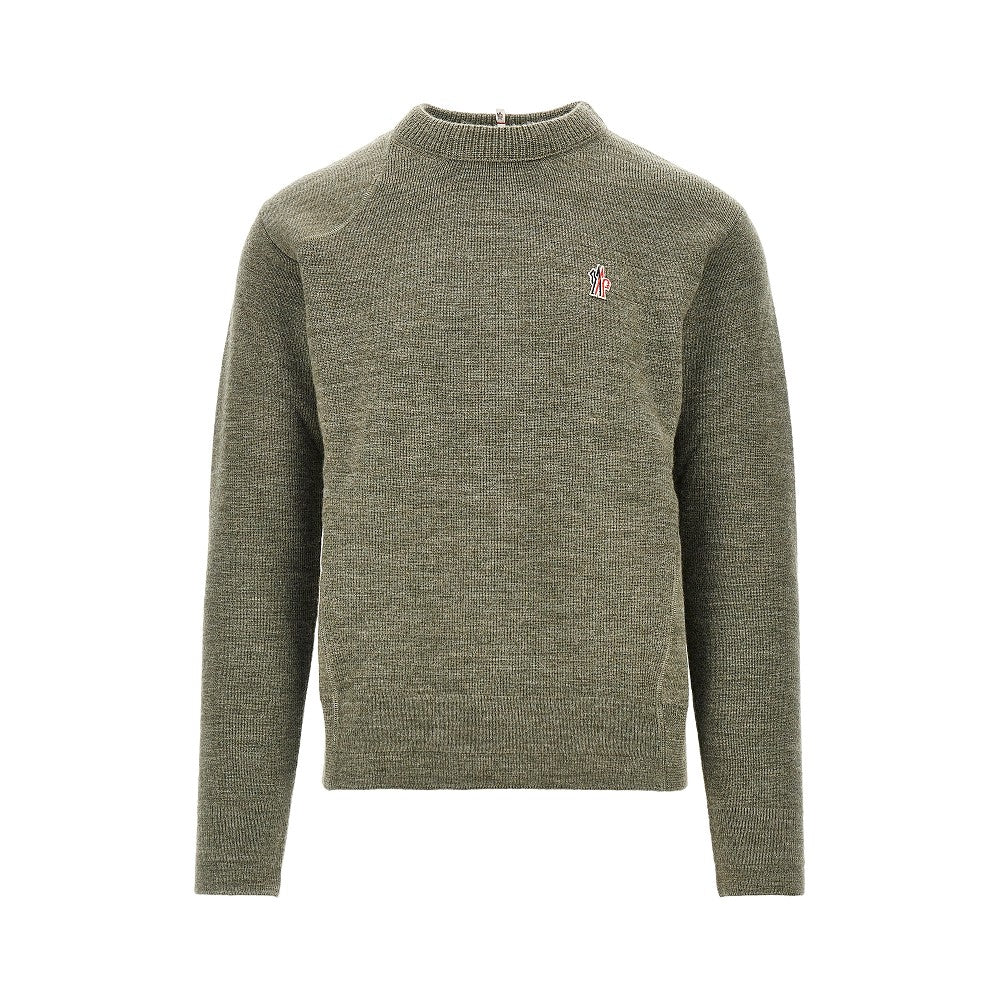 MONCLER GRENOBLE Moncler Grenoble Men Logo Patch Wool Sweater