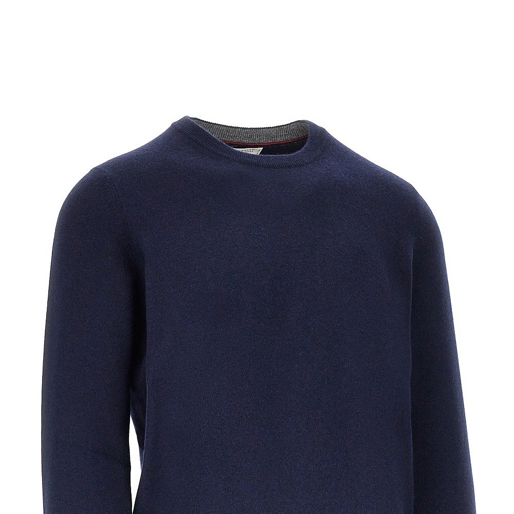 Brunello Cucinelli Men Cashmere Crewneck Sweater