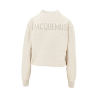 Jacquemus Women Logo Intarsia Merino Wool Sweater