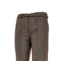 Dries Van Noten Women Wool Straight Pants With Belt