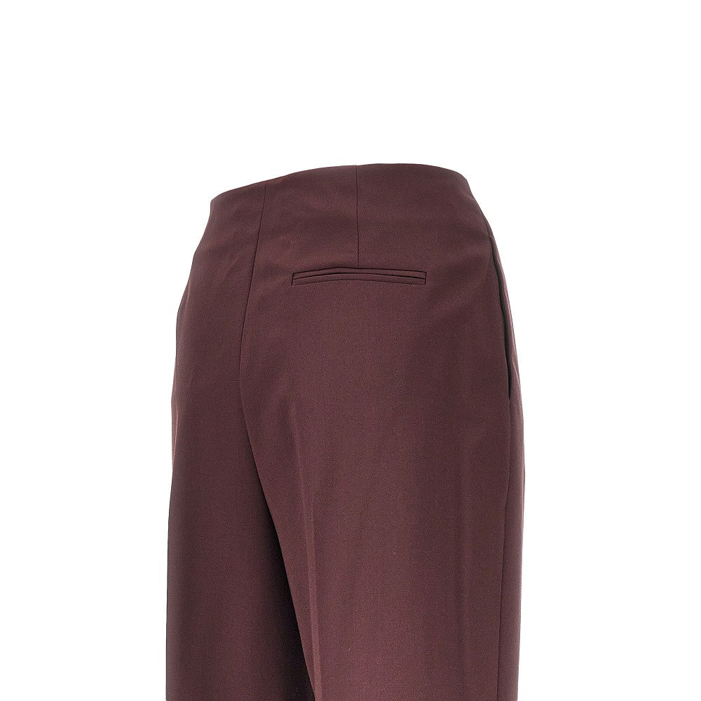 Alberta Ferretti Women Wool-Blend Tailored Cigarette Pants