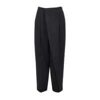 Alberta Ferretti Women Wrap-Over Satin Pants