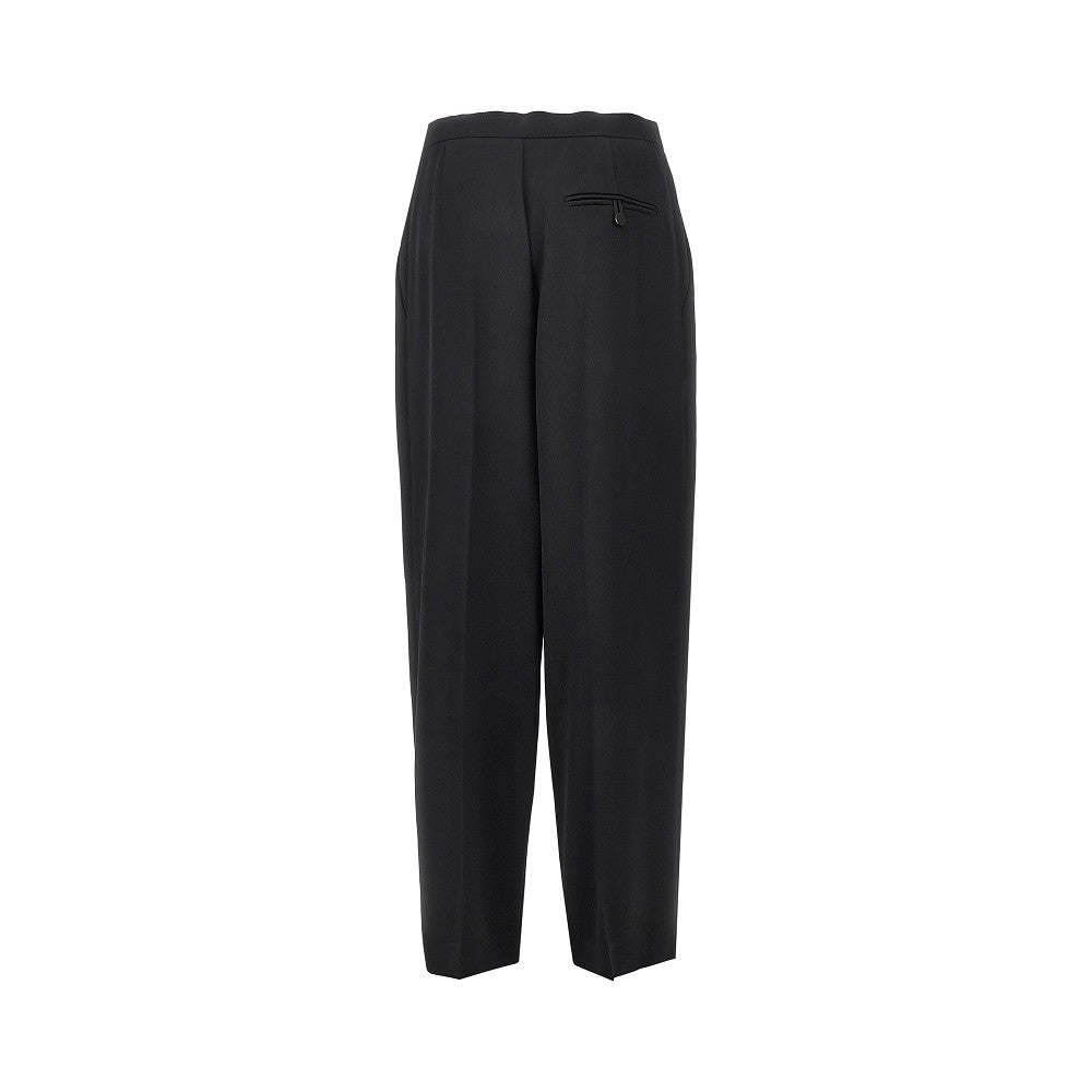 Alberta Ferretti Women Wrap-Over Satin Pants