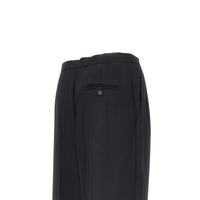 Alberta Ferretti Women Wrap-Over Satin Pants