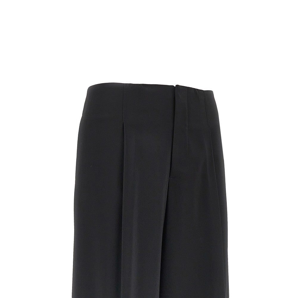 Alberta Ferretti Women Wide Leg Pleated Pants