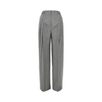 Alberta Ferretti Women Pinstriped Wide Pants With Darts