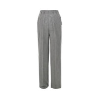 Alberta Ferretti Women Pinstriped Wide Pants With Darts