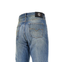 Versace Men Cotton Denim Jeans With Medusa Detail