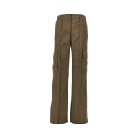 Burberry Women Gabardine Cargo Pants