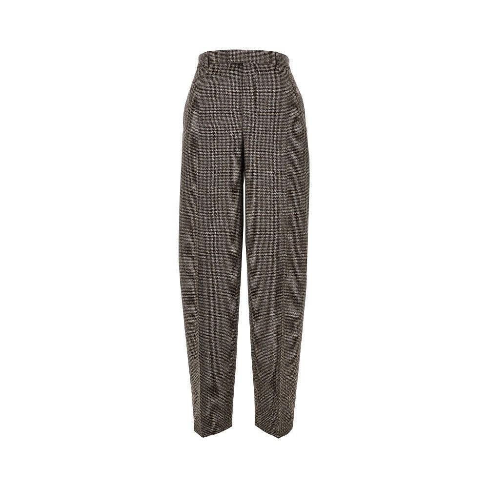 Ami Women Houndstooth Balloon Cut Pants