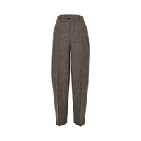 Ami Women Houndstooth Balloon Cut Pants