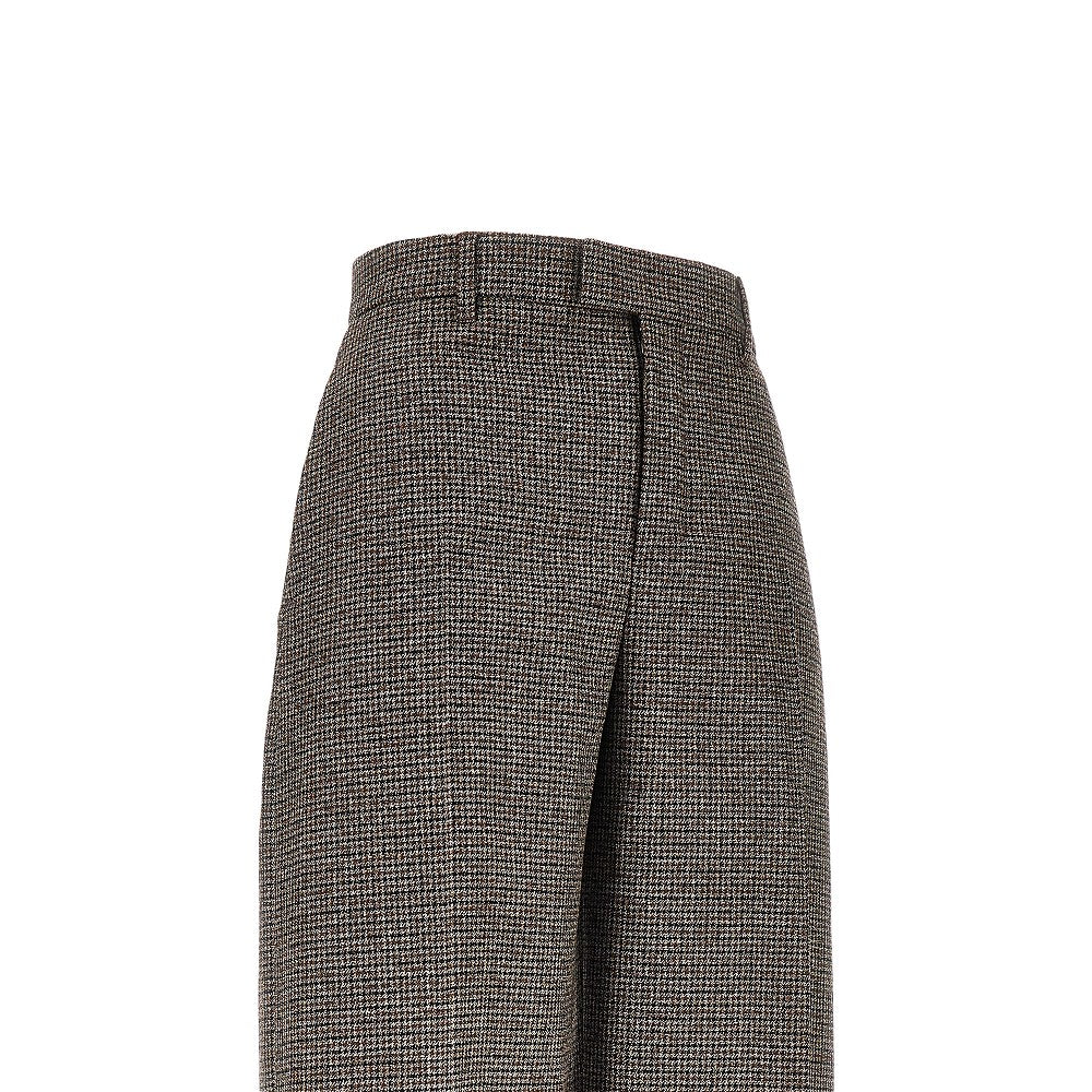 Ami Women Houndstooth Balloon Cut Pants