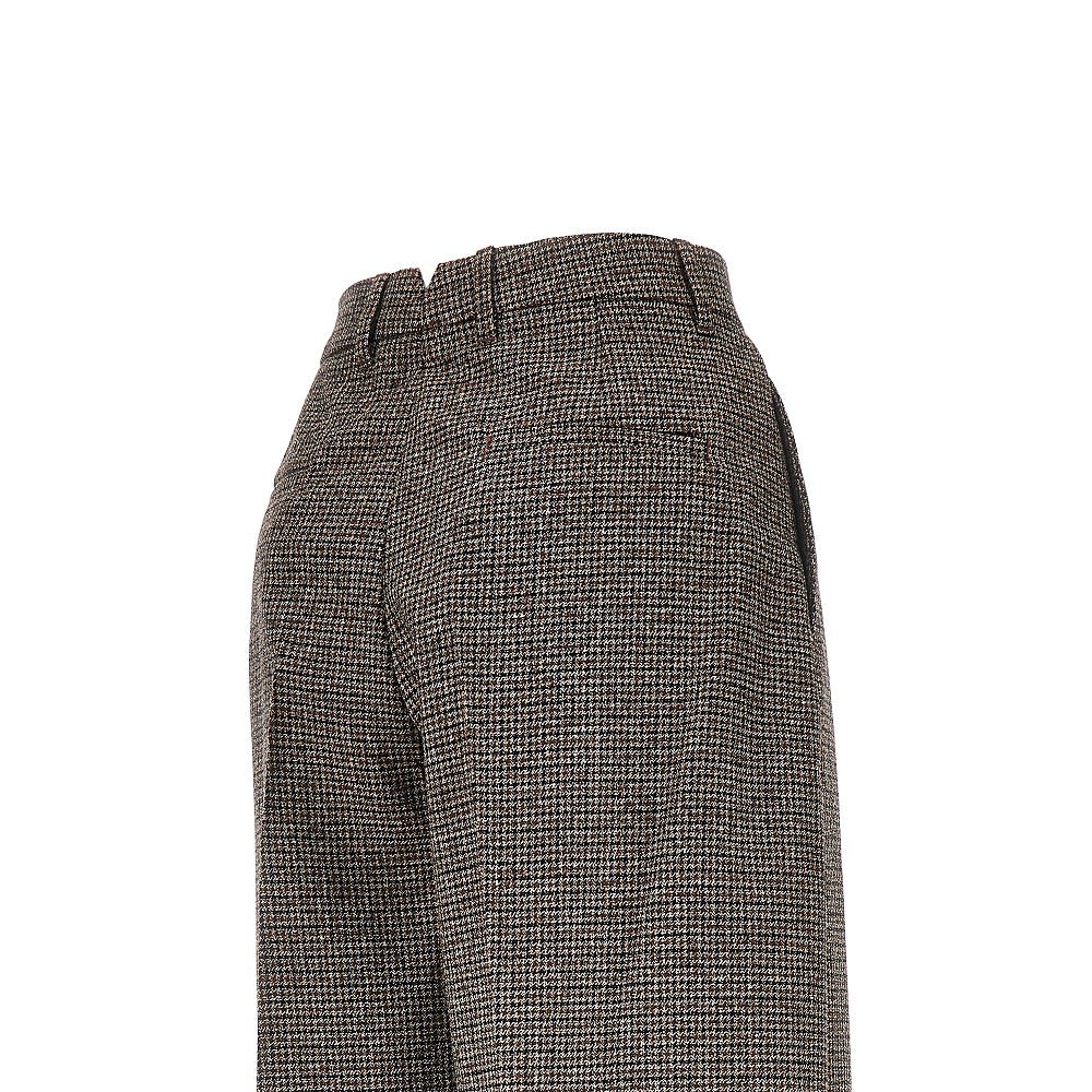 Ami Women Houndstooth Balloon Cut Pants