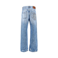 Dolce&Gabbana Men Distressed Denim Over Pants
