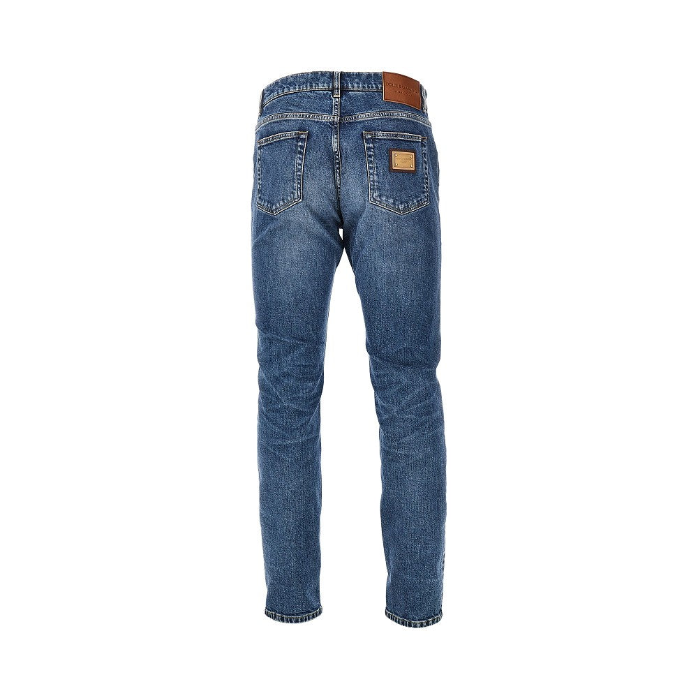 Dolce&Gabbana Men Stretch Denim Slim Fit Jeans