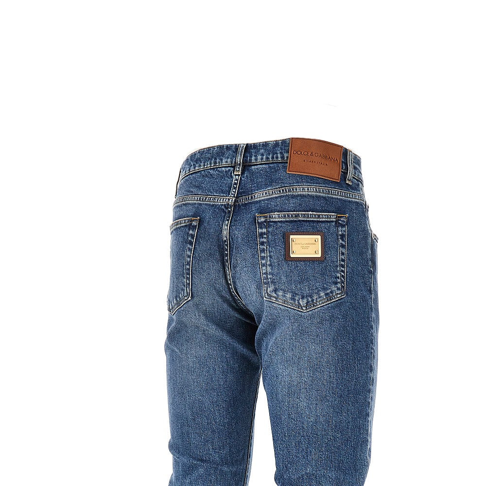 Dolce&Gabbana Men Stretch Denim Slim Fit Jeans