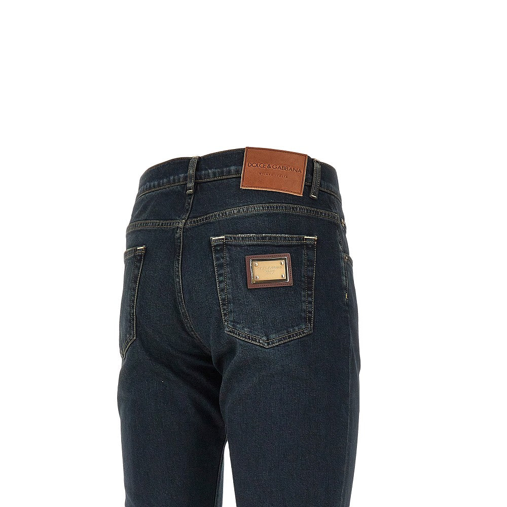 Dolce&Gabbana Men Stretch Denim Slim Fit Jeans