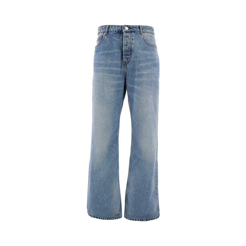 AMI Ami Men Large Fit Five-Pocket Jeans