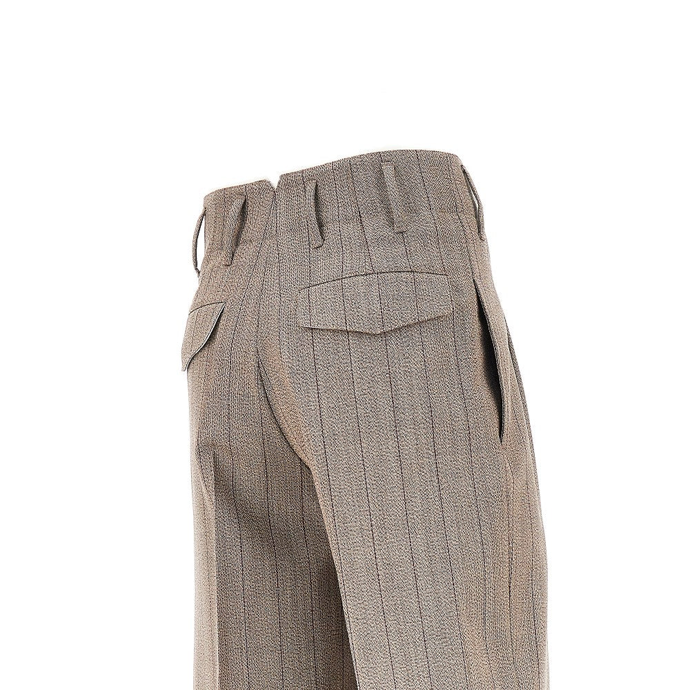 Ami Men Wool Pants With Darts