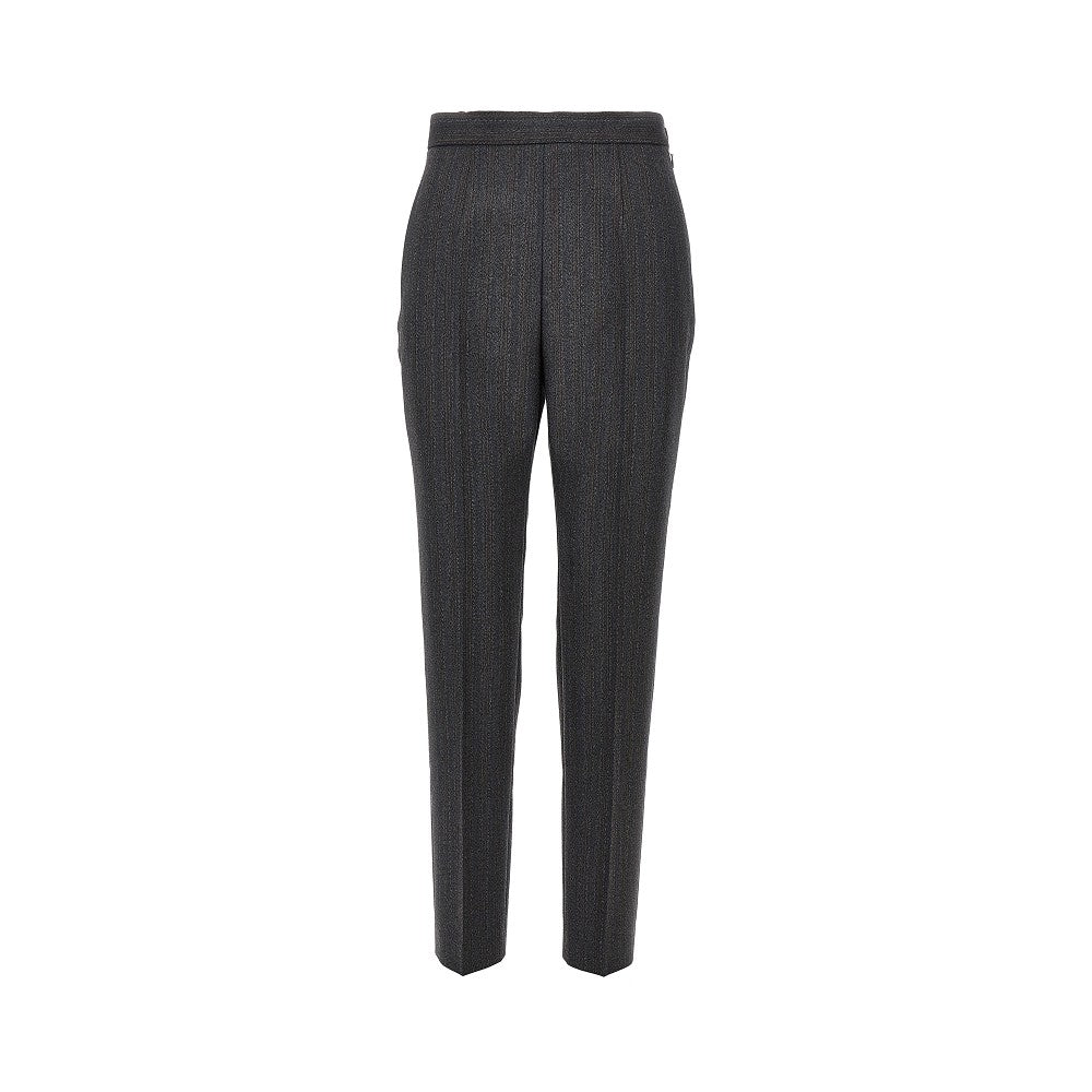 Jil Sander Women Pinstriped Wool Tailored Pants