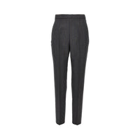 Jil Sander Women Pinstriped Wool Tailored Pants
