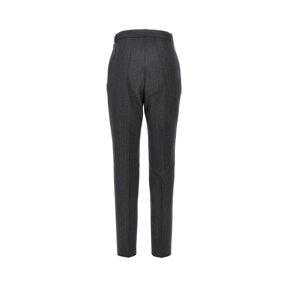 Jil Sander Women Pinstriped Wool Tailored Pants