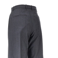 Jil Sander Women Draped-Effect Fil-À-Fil Wool Pants
