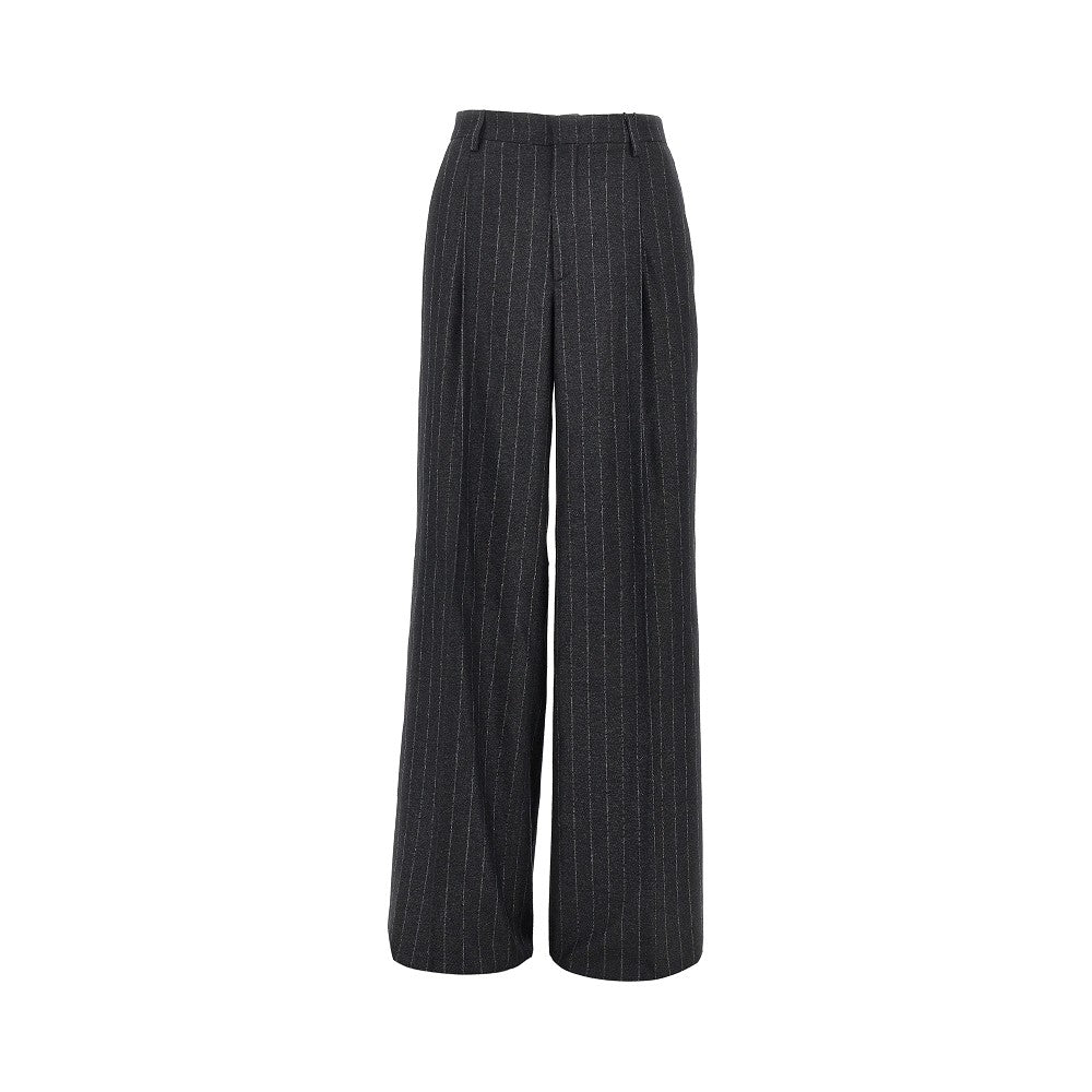 TAGLIATORE Tagliatore Women Pinstriped Wool Blend Pants With Dart