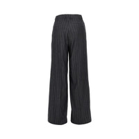 TAGLIATORE Tagliatore Women Pinstriped Wool Blend Pants With Dart