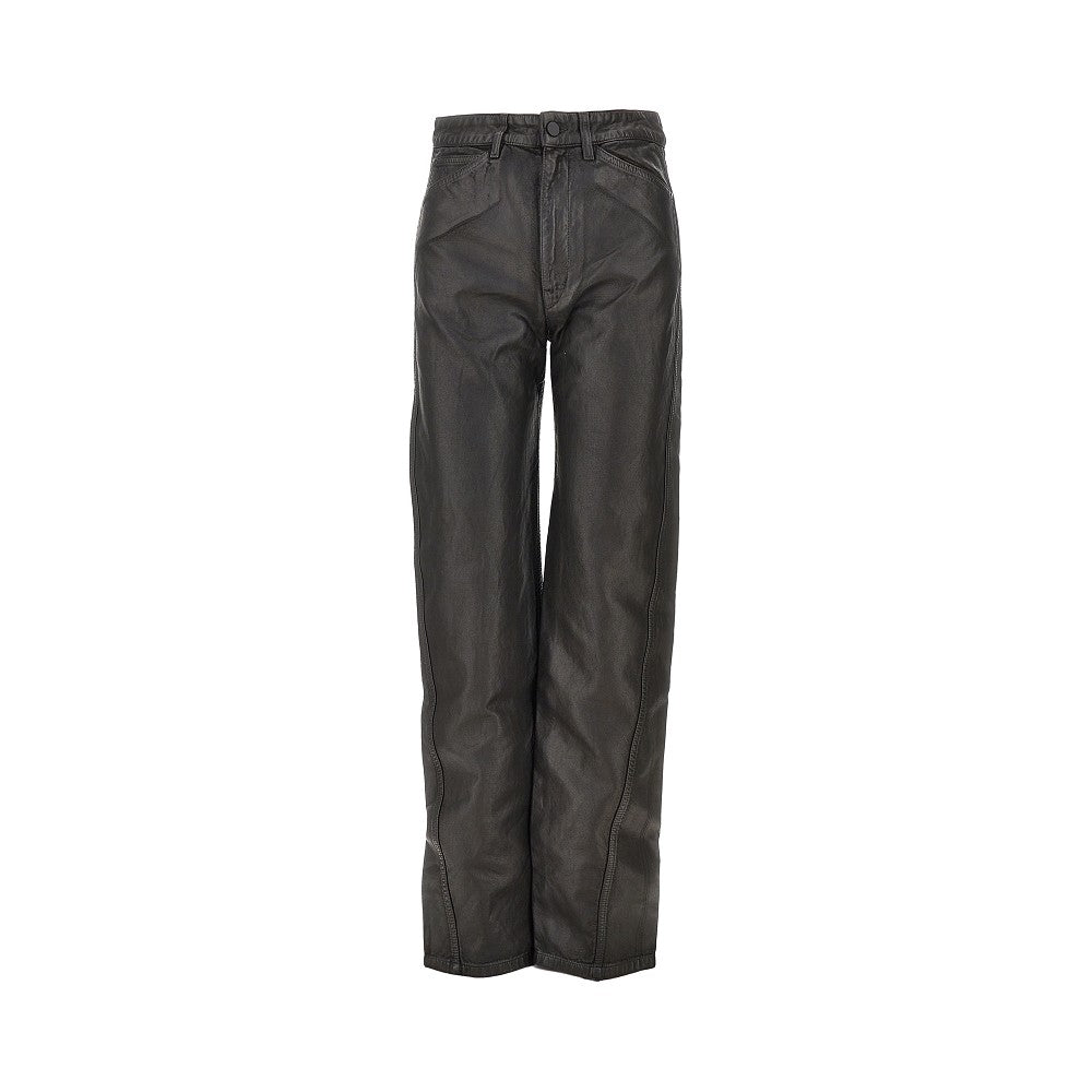 LEMAIRE Lemaire Women Coated Denim Twisted Pants