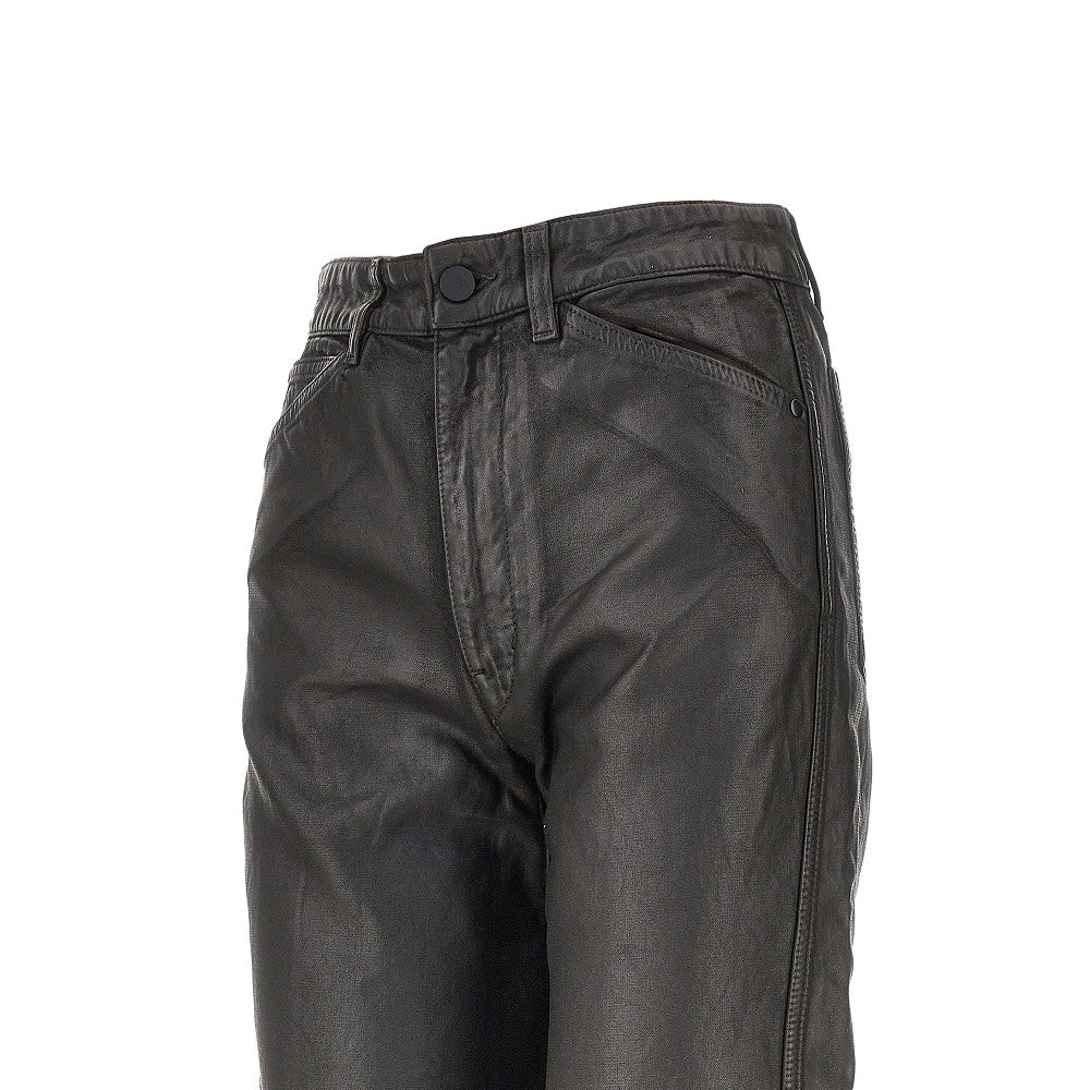 LEMAIRE Lemaire Women Coated Denim Twisted Pants