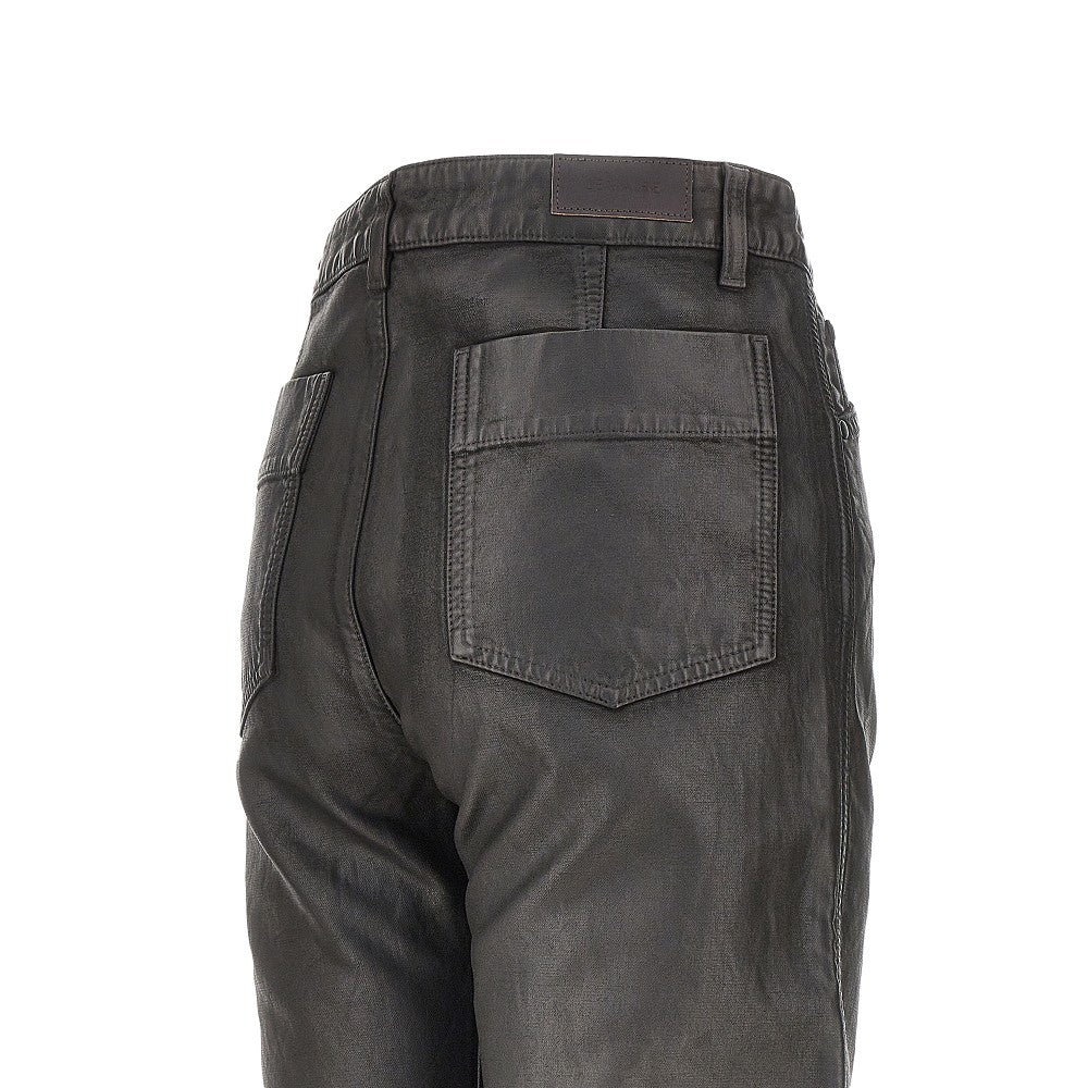LEMAIRE Lemaire Women Coated Denim Twisted Pants