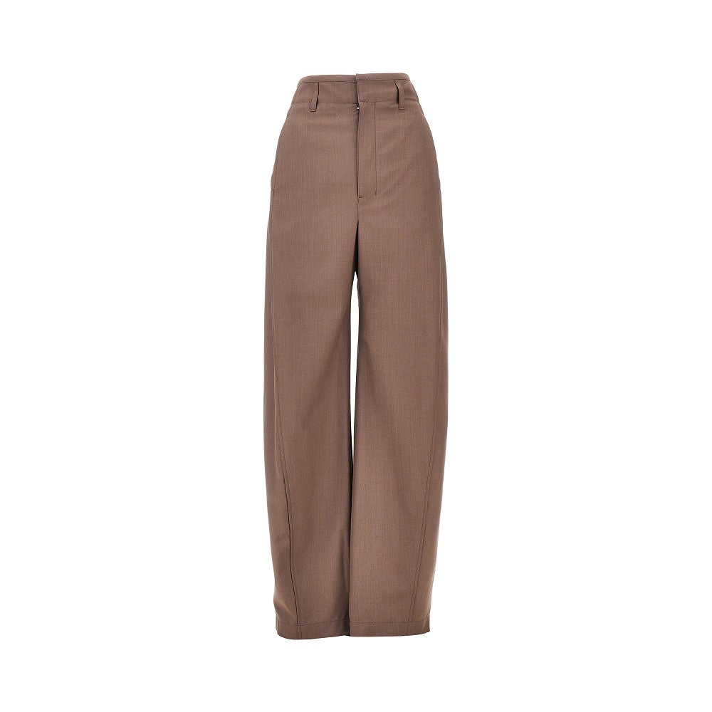 Lemaire Women Blend Tropical Wool Baggy Pants