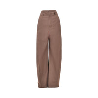 Lemaire Women Blend Tropical Wool Baggy Pants