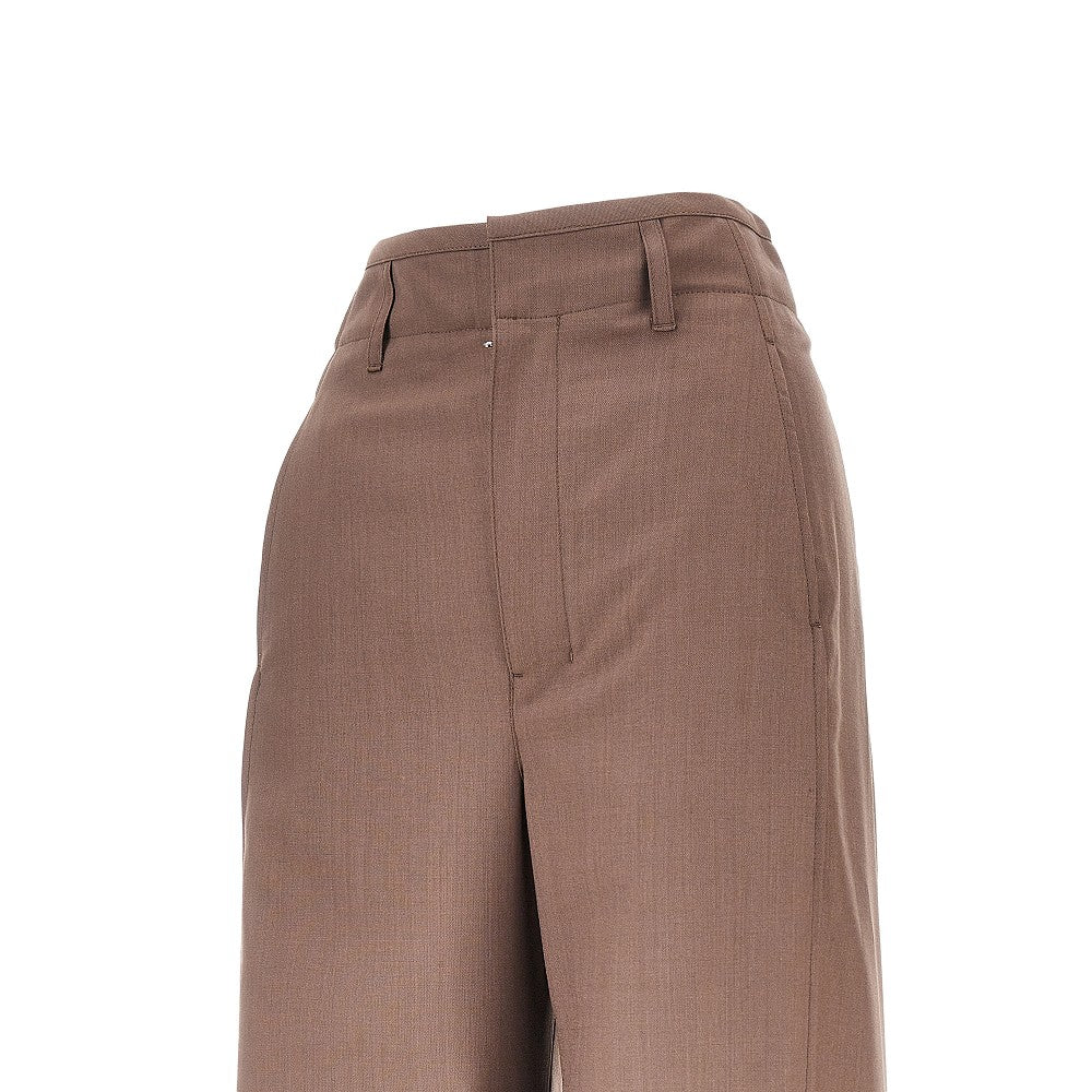 Lemaire Women Blend Tropical Wool Baggy Pants