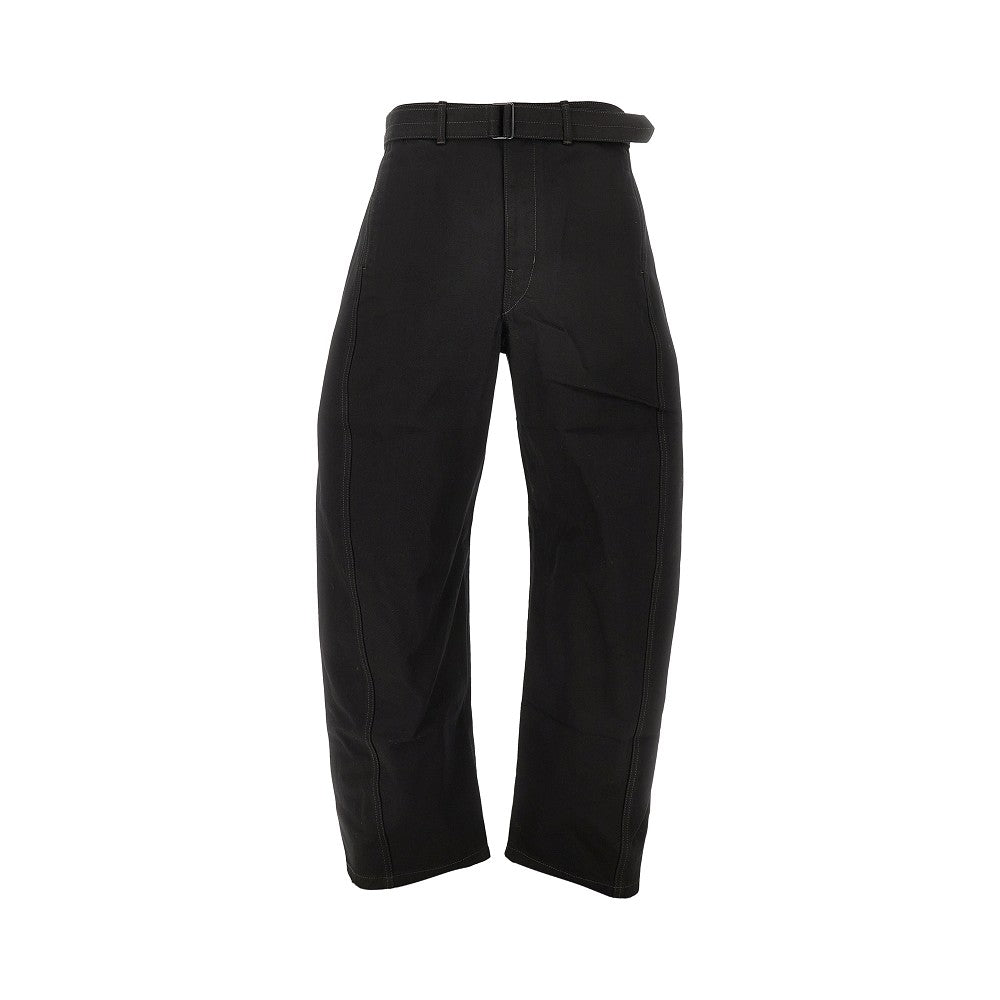 Lemaire Women 'Twisted' Denim Pants With Belt