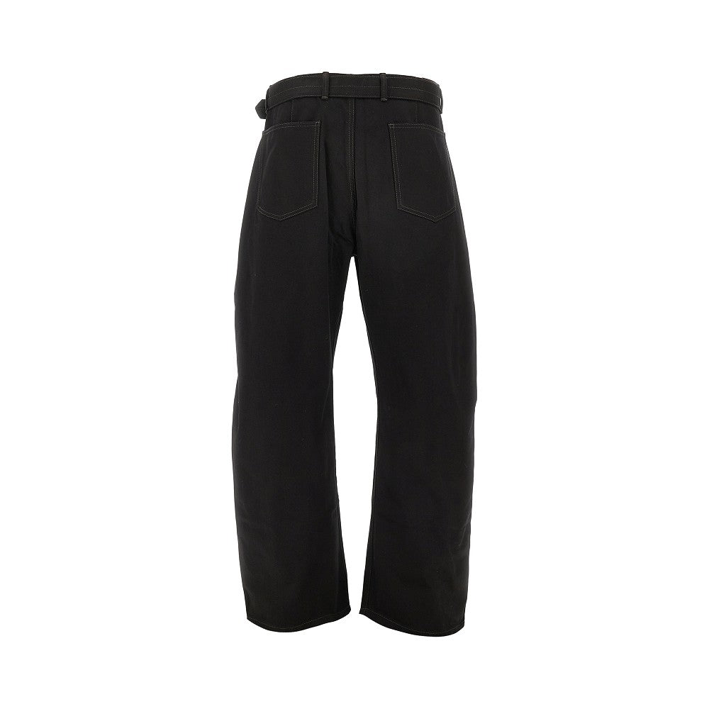Lemaire Women 'Twisted' Denim Pants With Belt