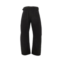 Lemaire Women 'Twisted' Denim Pants With Belt