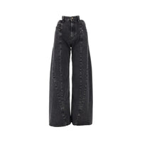 Maison Margiela Women Cut-Out Waist Jeans