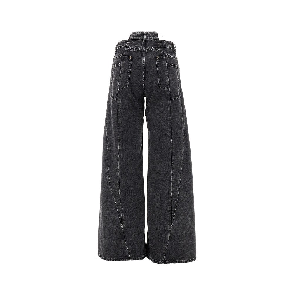 Maison Margiela Women Cut-Out Waist Jeans
