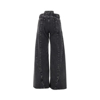 Maison Margiela Women Cut-Out Waist Jeans
