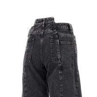 Maison Margiela Women Cut-Out Waist Jeans