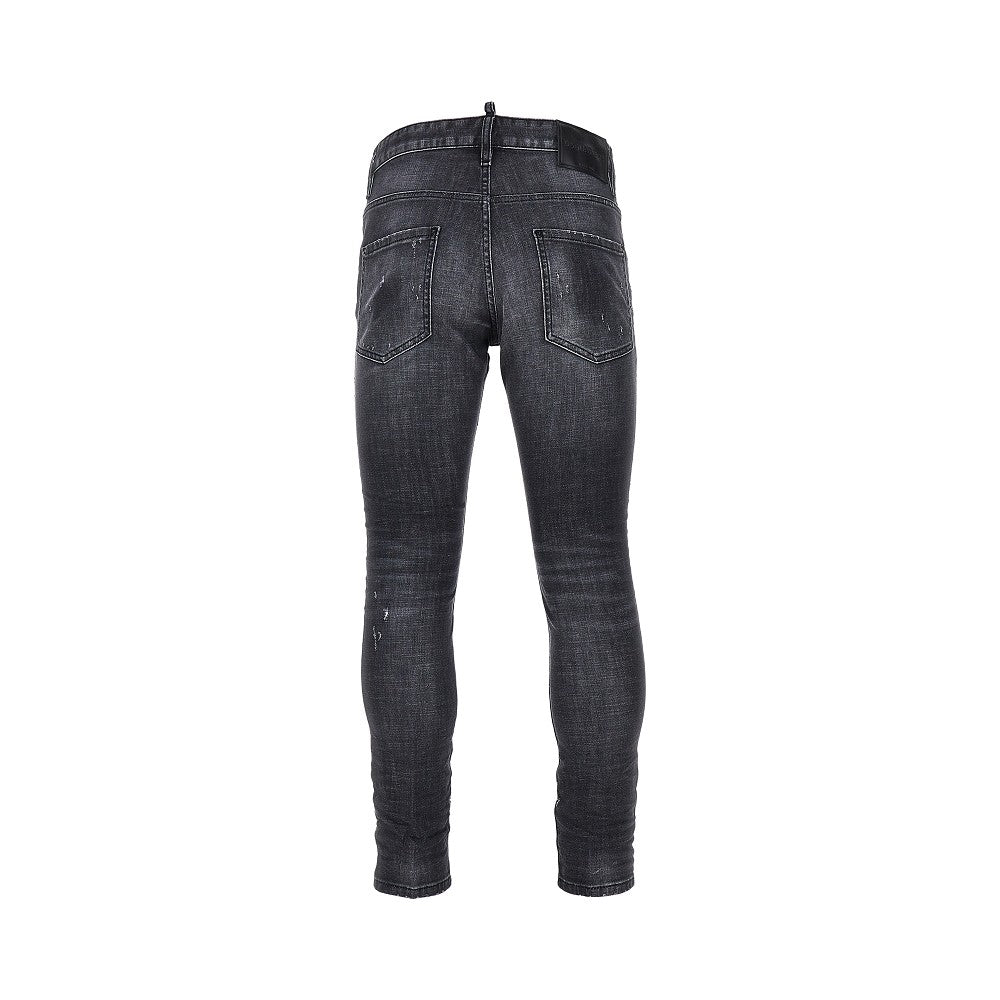 Dsquared2 Men Stretch Denim Skater Jeans