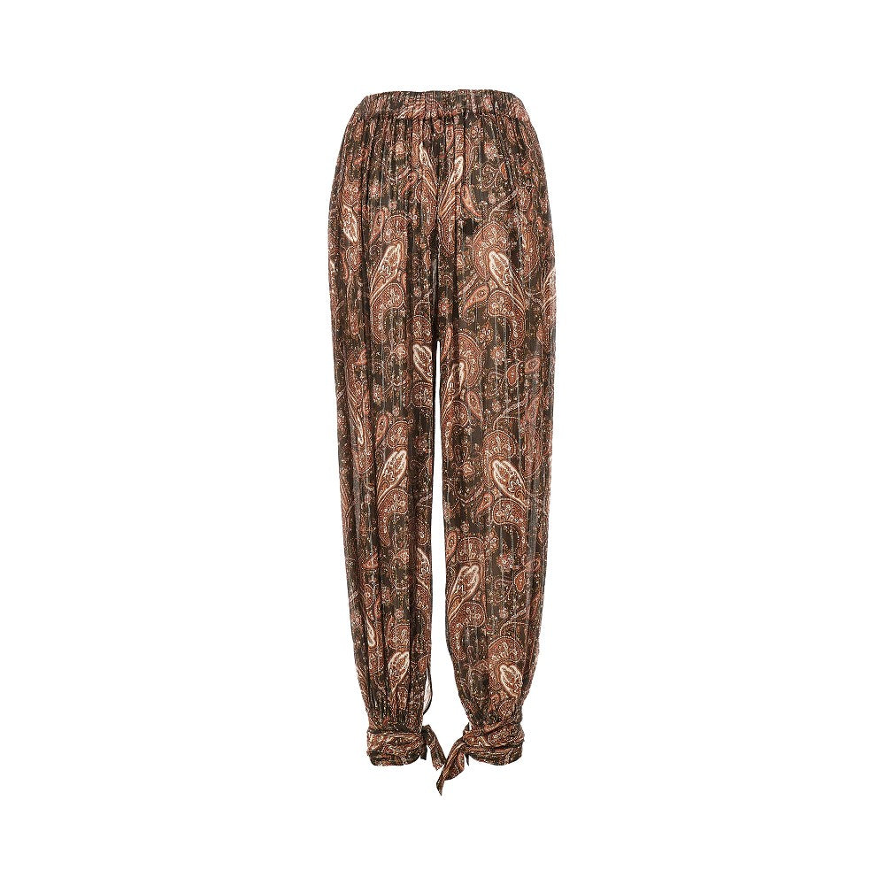 The Andamane Women 'Noor' Paisley Georgette Pants