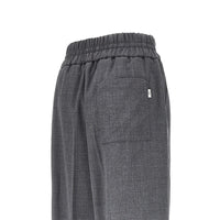 Ami Women Wool Pants With Elasticated Waist