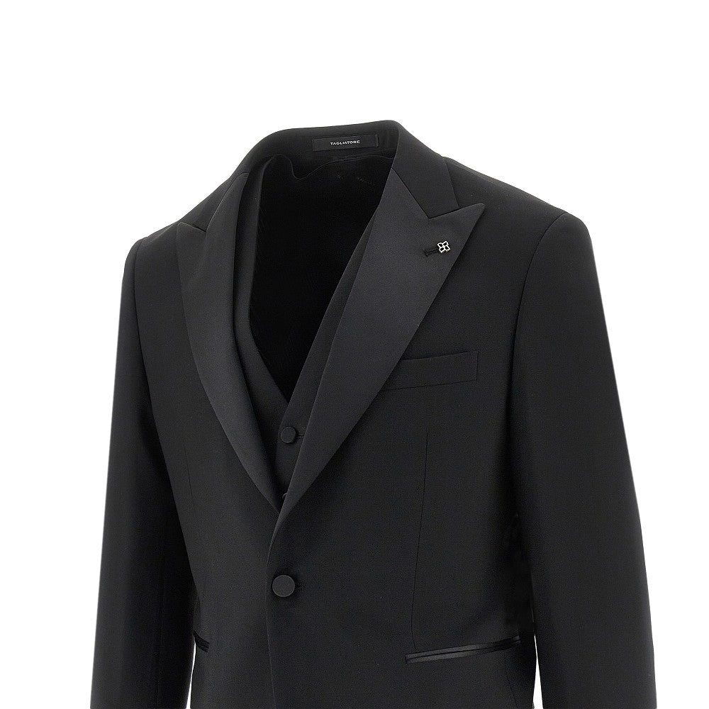 Tagliatore Men Super 120'S Wool Tuxedo Suit