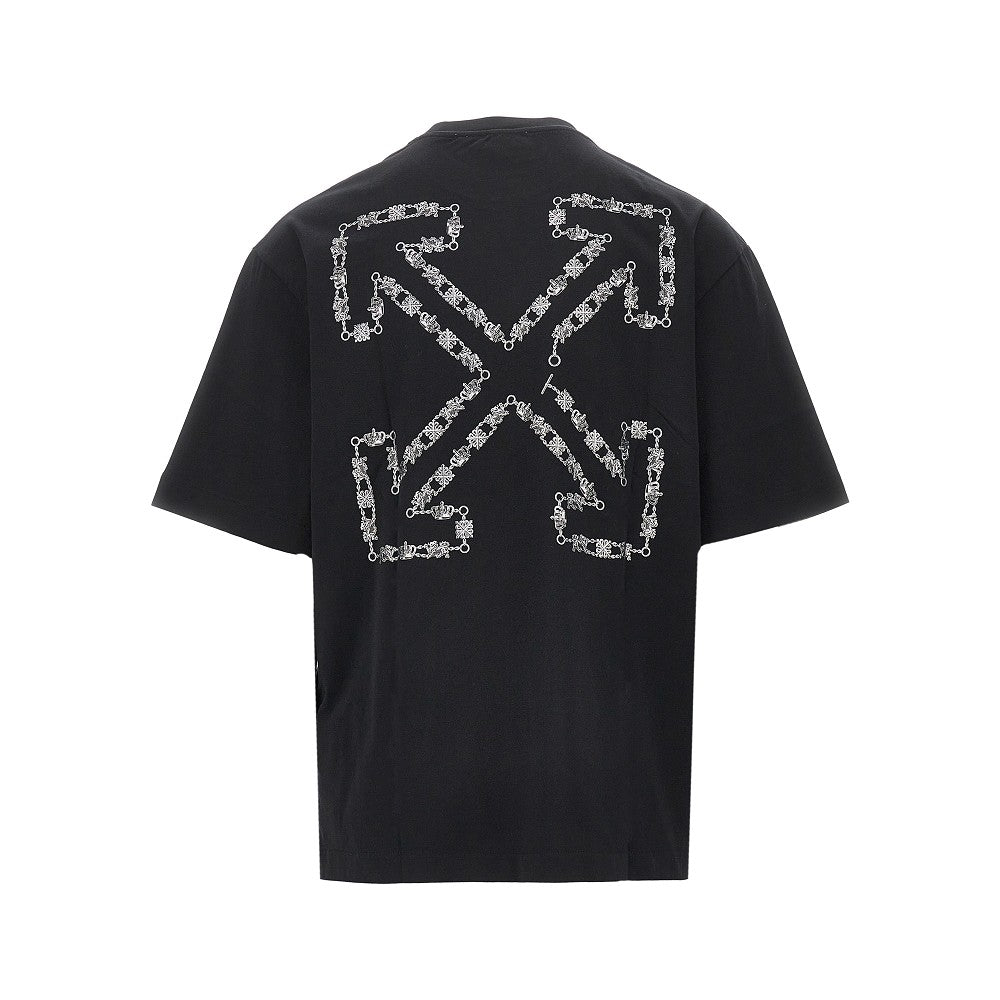 Off White Men 'Chain Araldic Arrow' T-Shirt