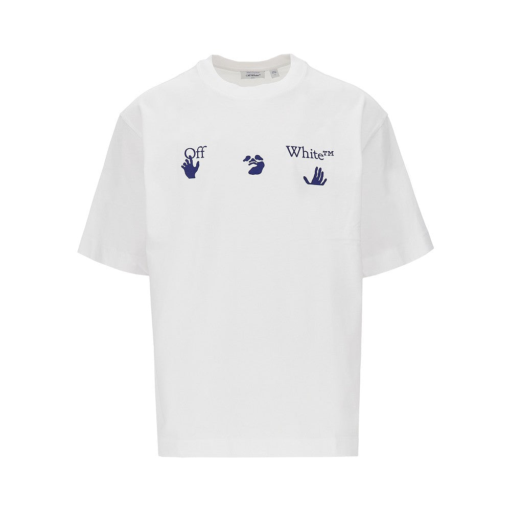 Off White Men 'Bacco Arrow Skate' Cotton T-Shirt