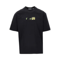 OFF WHITE Off White Men 'Motion Arrow Skate' Jersey T-Shirt