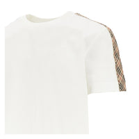 BURBERRY Burberry Men T-Shirt With Check Trimmings